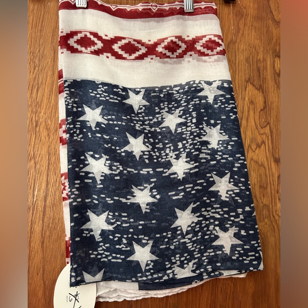American flag scarf